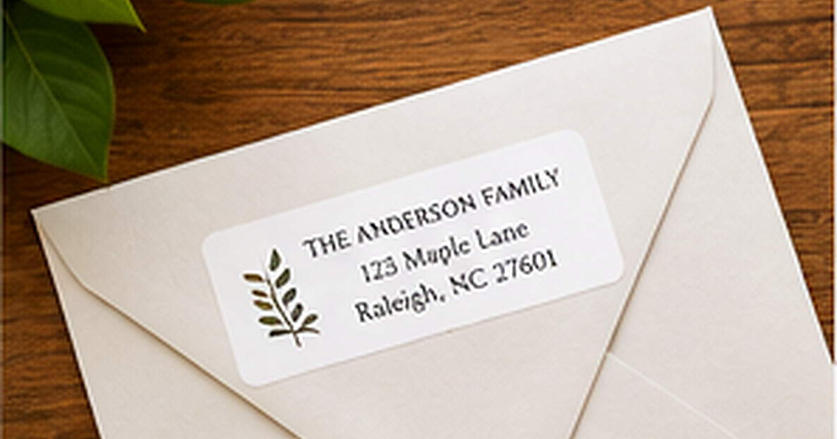 Personalized Address Labels for New Homeowners: A Practical First Order