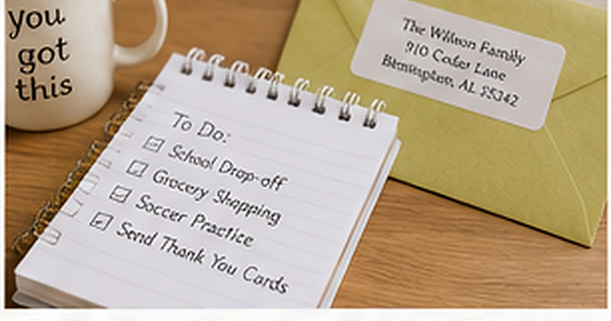 Create a Family Mailing Station That Saves Time