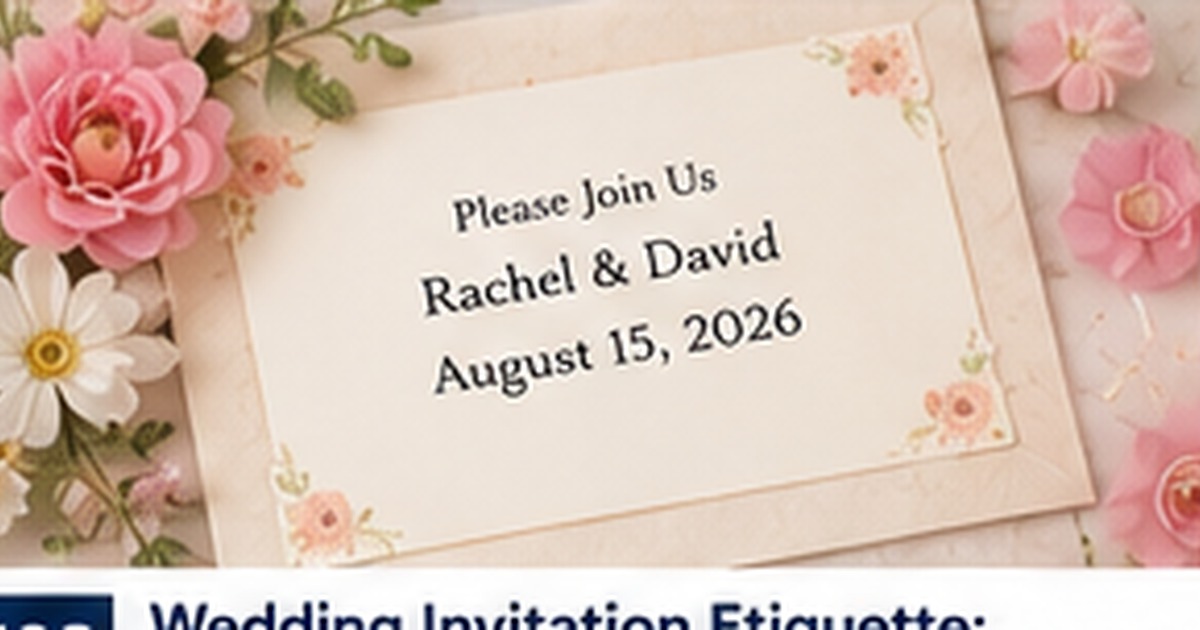How to Address Wedding Invitations to Couples, Families, and Plus-Ones