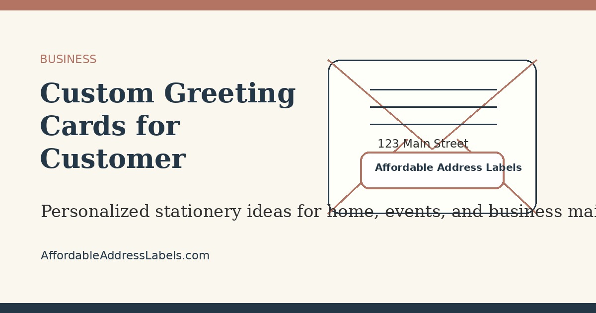 Custom Greeting Cards for Customer Appreciation