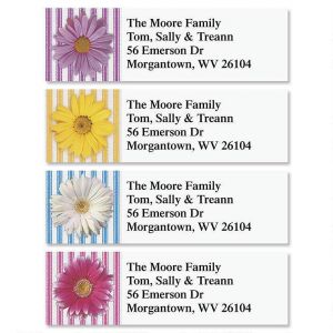 Colorful Floral Address Labels 