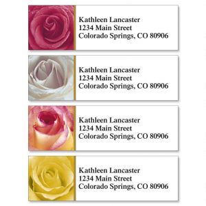 Fresh Roses Classic Address Labels